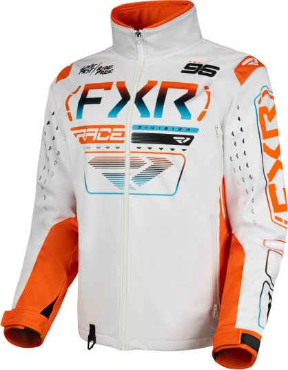 FXR Jakke Cold Cross RR Hvit-Orange-Blå