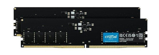 Crucial 32GB DDR5 RAM-minnekit 4800 MHz CL40 288-Pin DIMM