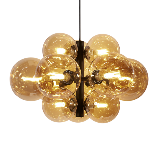 Oscar Pendel Ø50 12XG9 Sort/amber
