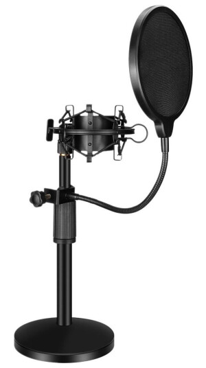 Mikrofon Mozos: Bordstativ, Popfilter, Mkit-Stand Antivibrasjonskurv