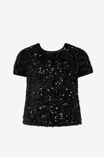 Kids Only Paljettopp kogConfidence Svart