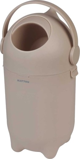 Nattou Dropy Bleiebøtte Taupe Nattou Dropy Bleiebøtte Taupe
