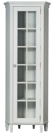 Englesson - Stockholm 535ww Whitewash - Skap Og Vitrineskap - Hvit - Glass/mdf/tre