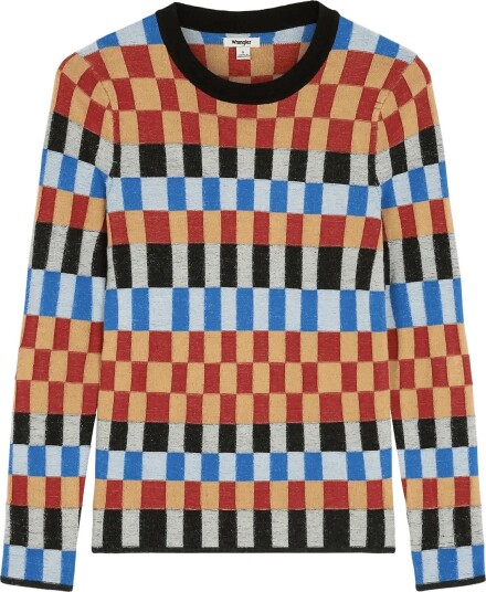 Wrangler Knit Crew Red L x 00