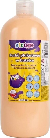 Plakatmaling I Flaske 1000 Ml Beige Strigo