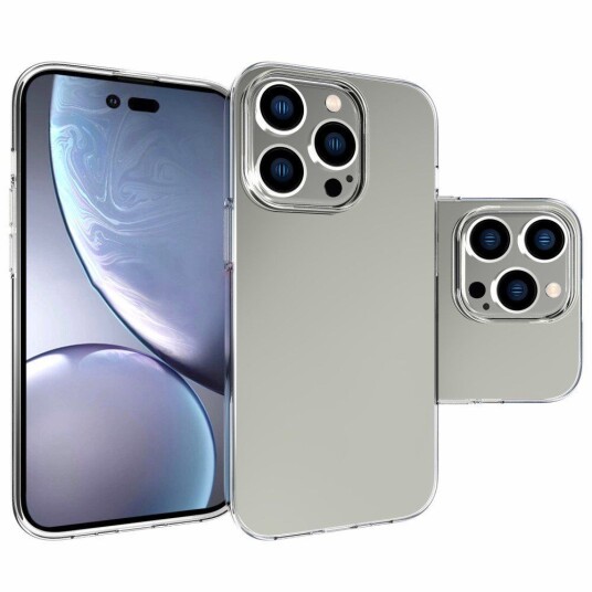 INCOVER iPhone 14 Pro Tynt Fleksibelt Plastdeksel - Gjennomsiktig