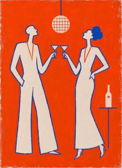 Plakat Retro Dansefest