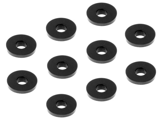 XRAY XR-303118-K Alu Shim 3x9x1mm - Black (10)