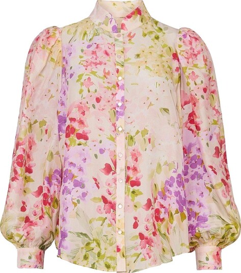 byTimo Bluse Organza Blouse Flerfarget