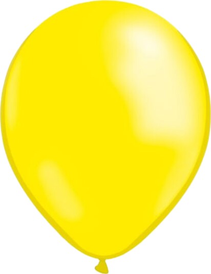 Ballongkungen Ballonger Gule Metallic 100-pakning 12305