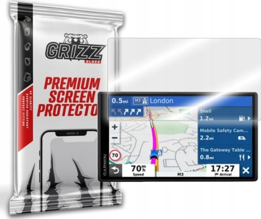 Grizzglass Szkło Hybrydowe Grizzglass Hybridglass Garmin Drivesmart 55 Live Traffic