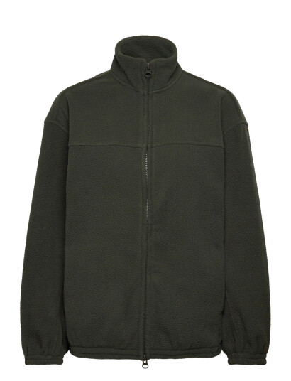 Weekday Fleece Zip Jacket - Khaki green - XS Weekday Fleece Zip Jacket - Khaki green - XS