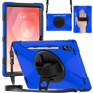 Samsung Galaxy Tab S11 Ultra Heavy Duty 360 Deksel med Håndrem Blå/Svart