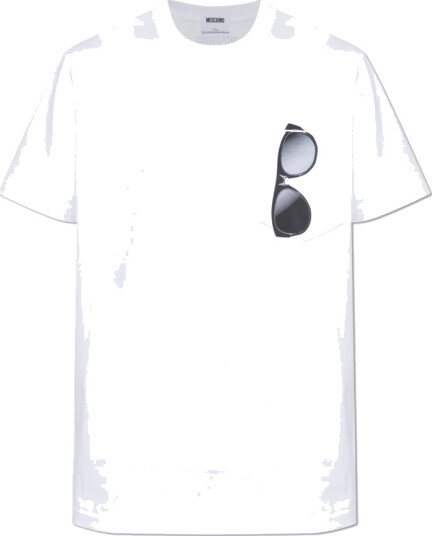 Moschino Herre Topper Hvit S, Moschino Herre Topper Hvit S,
