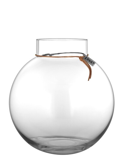 Ernst Glass Vase CLEAR H22CM