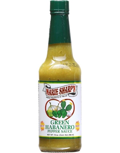Marie Sharp"s Green Habanero Sauce Sterk Saus med Habanero og Kaktusfiken 148 ml Marie Sharp"s Green Habanero Sauce Sterk Saus med Habanero og Kaktusfiken 148 ml