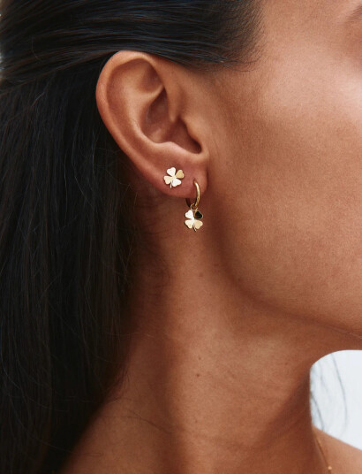 Edblad Lucky Hoops Mini Gold Gold ONE SIZE Edblad Lucky Hoops Mini Gold Gold ONE SIZE