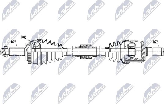 Drivaksel NTY NPW-HY-664
