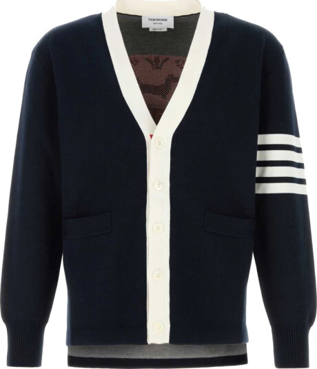 Thom Browne Herre Strikkevarer Blå L, Thom Browne Herre Strikkevarer Blå L,