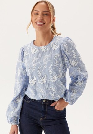 Object Collectors Item Objmya Re L/S TOP TOP Top Top Kentucky Blue Aop:cloud Dancer 38