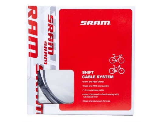 Sram Girkabelsett, Svart For Landevei Og Mtb Sram Girkabelsett, Svart For Landevei Og Mtb