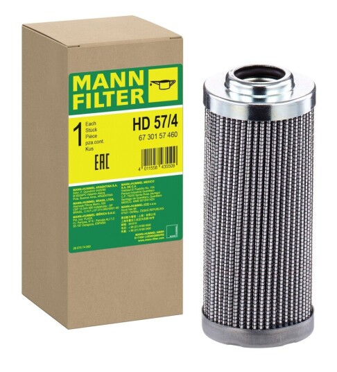 Hydraulikkfilter, styring MANN-FILTER HD 57/4 Hydraulikkfilter, styring MANN-FILTER HD 57/4