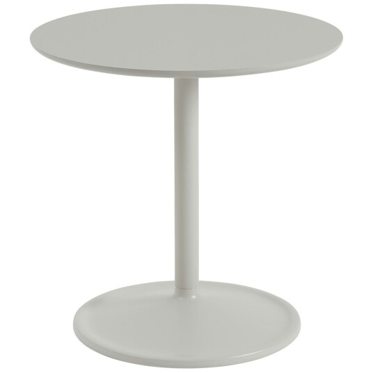 Muuto Soft Sidebord Ø48x48 Cm Sidebord & Avlastningsbord Linoleum Grå 10783