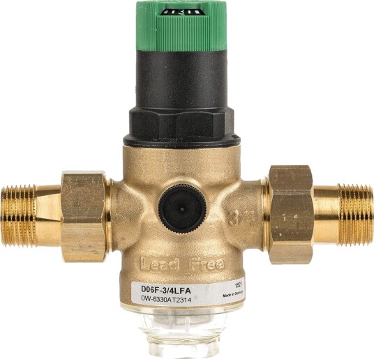 Honeywell Braukmann Trykkreduksjonsventil 3/4" Blyfri D06f-lf