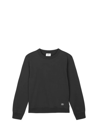 Mads Nørgaard Light Terry Solo Sweatshirt - Black - 4