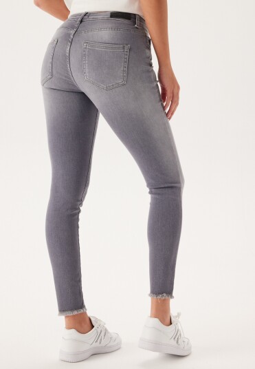 ONLY Onlblush Mid Skin Ank Rw Dnm  Medium Grey Denim S/32