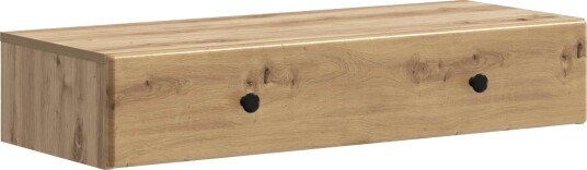 vidaXL Vegghengt Sidebord Artisan eik 87,5 x 34,5 x 17 cm