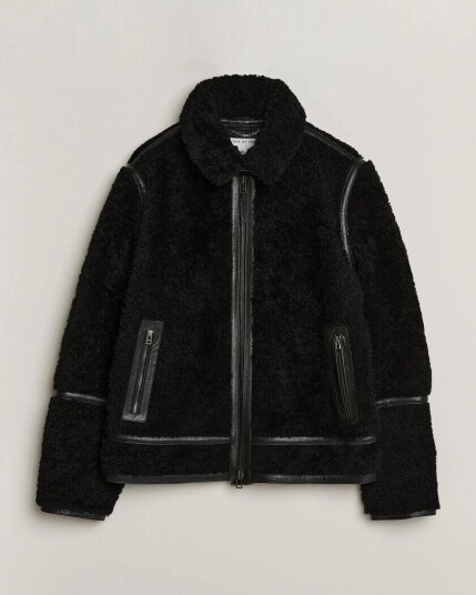 Tiger of Sweden Viggo Shearling Jacket Black