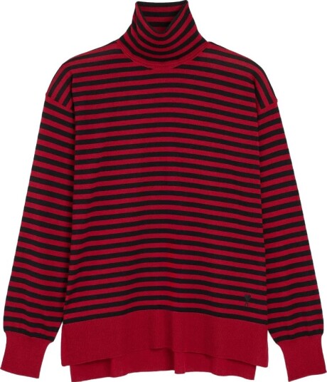 Ami Paris Dame Strikkevarer Rød M, Ami Paris Dame Strikkevarer Rød M,