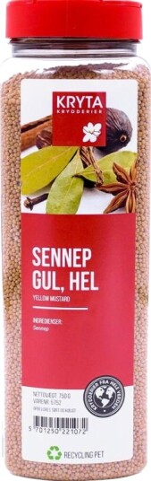 Hele Gule Sennepsfrø 750 g Hele Gule Sennepsfrø 750 g