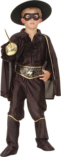 Joker Maskeraddräkt Masked Bandit Kid 122-134 MULTI COLOR 122-134