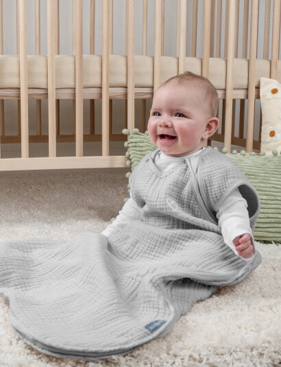 Ingenuity Swaddleme™ By Ingenuity™ Muslin Night Sack Sleeper - Moss - Green - ONE SIZE Ingenuity Swaddleme™ By Ingenuity™ Muslin Night Sack Sleeper - Moss - Green - ONE SIZE