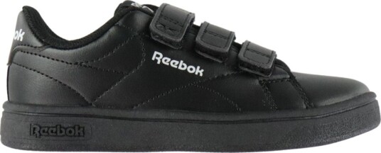 Reebok Sko - Bane Clean H - Black/Black/Grå1 - Reebok - 27 - Sko - Svart