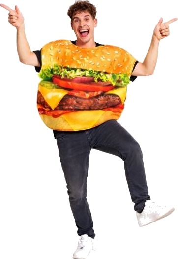 Partychimp Hamburgerkostyme Partychimp Hamburgerkostyme