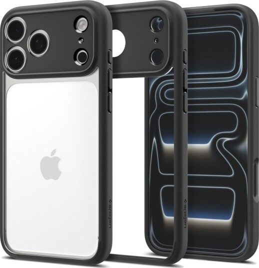 Spigen Ultra Hybrid Mobildeksel for iPhone 17/18 Pro Max - Matt Svart