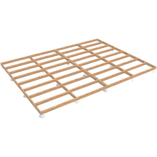 Palmako Bjelkelag Med Log-Foot 6x4,5m Fundament-Sett For Boder Og Hagehus