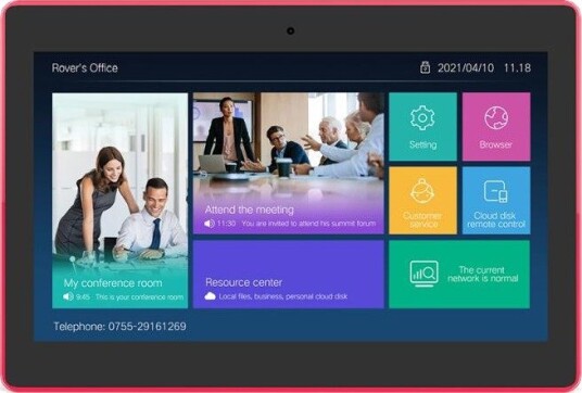 ALLNET Meeting Room RGB LED Tablet 13 Zoll RK3399 Android 10 NFC RFID Without Camera Black MeetOne-131-C0 ALLNET Meeting Room RGB LED Tablet 13 Zoll RK3399 Android 10 NFC RFID Without Camera Black MeetOne-131-C0