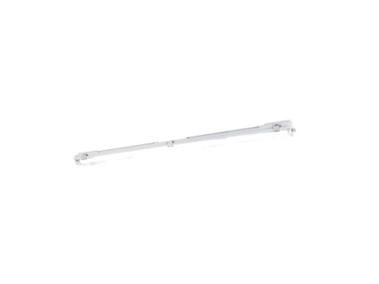 Eglo Eco Tube E Armatur L1285 1X18w Ip65 Grå/Transparent Eglo Eco Tube E Armatur L1285 1X18w Ip65 Grå/Transparent