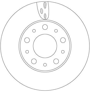 Bremseskive TRW DF6918S