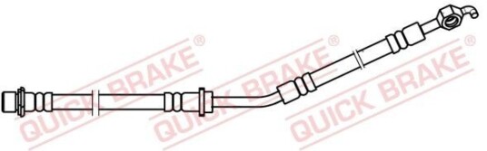Bremseslange QUICK BRAKE 50.750