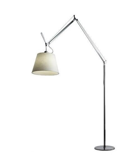 Artemide - Tolomeo Mega Gulvlampe Ø320 Pergament/Alu - Lampemesteren