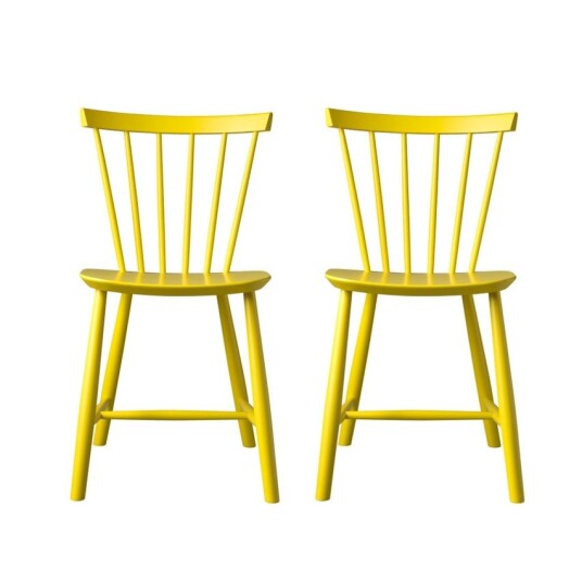 Fdb Møbler J46 Stol 2 stk. Nordic Swan Ecolabel J46SS311112