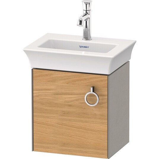 Duravit White Tulip Servantskap m/1 dør 38,4x29,8x41 cm Eik/Stengrå Matt