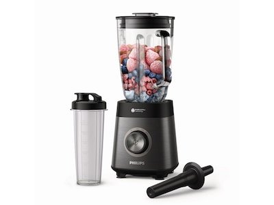 Philips Series 5000 Blender 1200W med 2L Glas Kanne Funksjoner Isknuser Philips Series 5000 Blender 1200W med 2L Glas Kanne Funksjoner Isknuser
