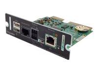 APC Schneider Electric Network Management Card 3 with Environmental Monitoring and Modbus - adapter for fjernstyrt administrasjon - SmartSlot -