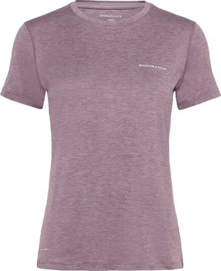 Endurance Alvaly W Melange S/S Tee Purple 44
